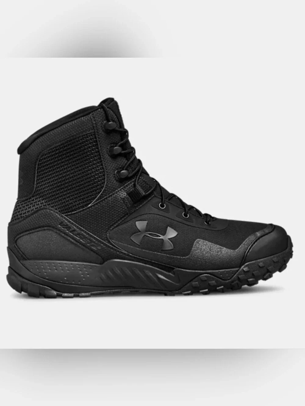 Under Armour (Sz 8.5) Men's Black Sustainable Valsetz Tactical Boots (Like NEW)